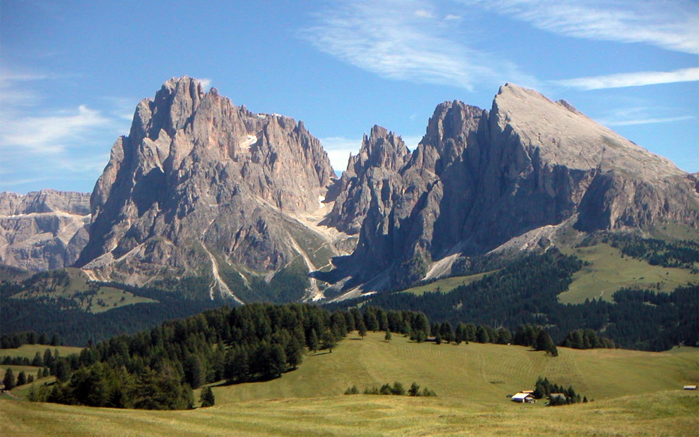 Sassolungo in summer